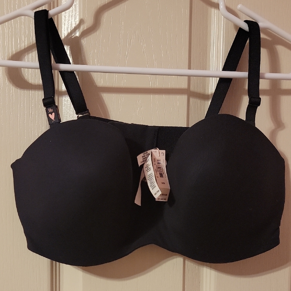 Victoria's Secret Black Strapless Bra